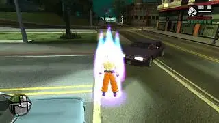 Goku combo punch and kick | GTA San Andreas mod