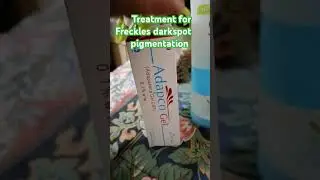adapco gel review / treatment for Freckles darkspot pigmentation / best cream for acne #shorts #best