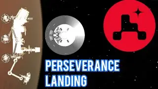 NASA perseverance rover landing 3d animation    | Mars 2020