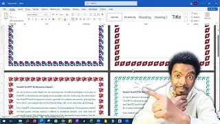 Flower Page Borders in MS Word | Make Your Documents Beautiful | Exoliclass