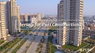 Drone aerial shots for Puri Constructions