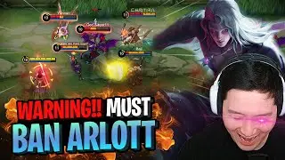 You Must Learn This OP Hero, Arlott Build and Gameplay | Mobile Legends