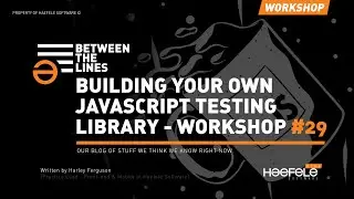 Building your own Javascript testing library