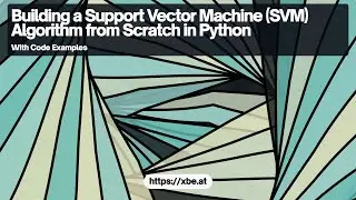 Building a Support Vector Machine (SVM) Algorithm from Scratch in Python
