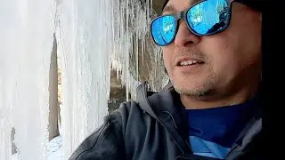 Frozen Waterfalls Winter Hike