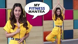 Hina Khan Shares Fitness Tips, Yoga  & Workout Routine | Telly Reporter