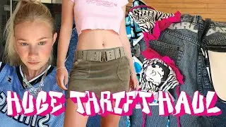 THRIFTING FOR THE FIRST TIME IN MONTHS | try on haul