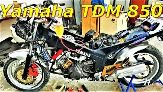YAMAHA TDM 850 синхронизация карбов