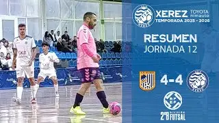 SEGUNDA DIVISIÓN B GRUPO V J.12 | Resumen del CD Alcalá de Guadaira FS 4-4 Xerez Toyota Nimauto