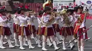 Enthralling Band Display by all Girls band from Don Bosco School,  Guwahati