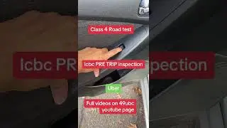 ICBC PRE-TRIP INSPECTION | ROAD TEST REQUIRED