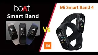 Mi Smart Band 4 vs Boat Smart Band B20