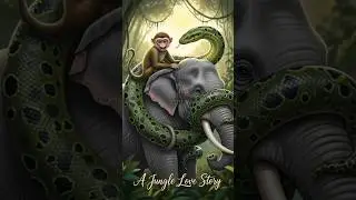 A Heartwarming Tale of a Monkey & Elephant Love Story🐘🦧