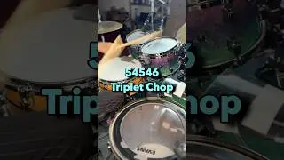 Advanced Triplet Chop #drums #drumfill #drumlesson