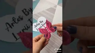 Borboleta 3D E.V.A F&aacute;cil 😍❤️❤️ #arte #artesanato #diy #eva #feltro #la&ccedil;o #la&ccedil;os #biscuit