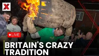 UK Fire Festival Live: Flaming tar barrels carried through streets of Ottery St Mary | NewsX World