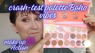 Crashtest Palette ACTION🌟 Boho vibes  🌟Make up 💯 Action. #crashtest #paletteyeux #bohovibes 