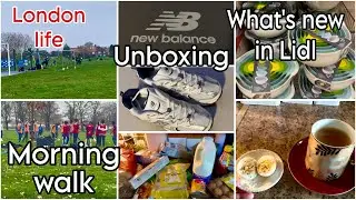 London life | My busy day routine going to college Unboxing + cooking + what’s new in Lidl &grocery 