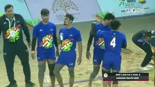 Kabaddi khelo India beach game kabaddi match