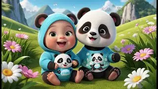 Little Panda Rock Rock Smile | Cute Panda Song for Kids | Fun Counting & Happy Dance Rhyme