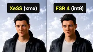 Is FSR 4 (int8) Better Than XeSS (xmx)? 🔥