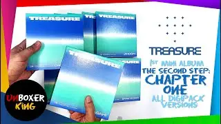 TREASURE 트레저 || THE SECOND STEP: CHAPTER ONE || ALL 12 DIGIPACK VERSIONS || KPOP ALBUM UNBOXING