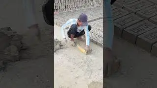 CLAY WORKER MAKING BRICKS #brickseek  #buildbetterbricks  #skills #construction #bricks #make