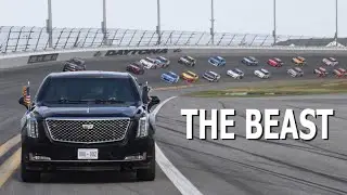 President Trump paces the Daytona 500 in 