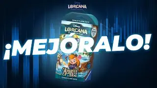 ¡MEJORA TU DECK CON ESTE VIDEO! 🟢🔵 Emerald Sapphire Starter Deck Azurite Sea Disney Lorcana Español