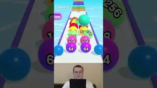 Ball Run 2048❗Level 74❗#games #shorts