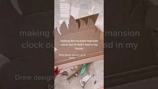 Haunted mansion Halloween Diy indoor cardboard decorations