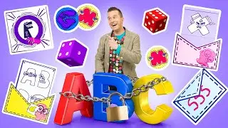 ABC Playbook! Letters' Quest Escape Game 🧩✨🎮 DIY Tutorial by Slick Slime Sam's Maker World