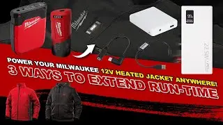 Power Your Milwaukee 12V Heated Jacket ANYTIME with These 3 Simple Hacks! Extend Your Run-Time!