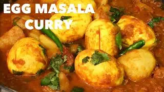 SIMPLE EGG POTATO CURRY | Masala Anda Curry | Egg Recipe