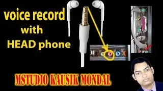 how to use head phone for voice recording in pc bengali (good recording microphone for pc)2017