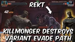Killmonger Destroys Variant 50% Evade & Spry Path! - Marvel Contest of Champions