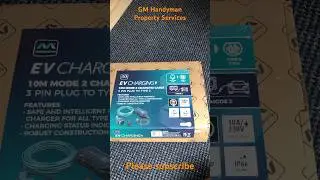 Masterplug EV charging cable (Granny cable) Unboxing #electricvehicle #charging #unboxing