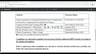 IBPS RRB PO Notification 2022| Registration Date Out 2022