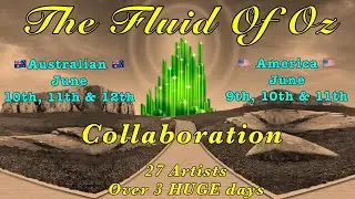 FLUID OF OZ COLLABORATION Emerald City, Stay till the end for a giggle 🤭 #klartistic #abstract #art