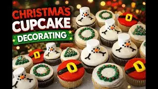 We Made the Cutest Christmas Cupcakes Ever 🎄❄️ (So Much Fun!)