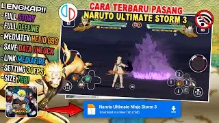 TUTORIAL LENGKAP‼️ MAIN NARUTO STORM 3 DI HP ANDROID TERBARU 2026 😱 MEDIATEK G99 YUZU EMULATOR