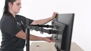 How to adjust the tilt on your VIVO monitor stand