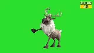 Enchanting 3D Green Screen Animated Reindeer: Bring Magic to Your Projects| #copyrightfree #free