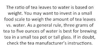 A Sweet Idea Iced Green Tea With Honey