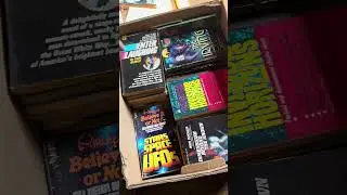 Paperback Death Pile box number 3 unboxing 100 random vintage pulp Sci Fi horror Hollywood books
