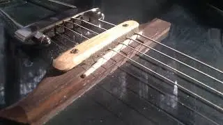 about putting a trapeze tailpiece on a Acoustic Guitar