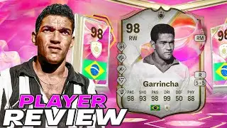 98 FUTTIES ICON GARRINCHA PLAYER REVIEW - EA FC 25 ULTIMATE TEAM