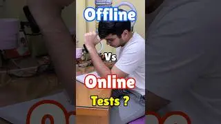 Offline test dene h ya Online!?|NEET Real Test|📝🫢 #neet #mbbs #neet2025 #physicswallah #pw