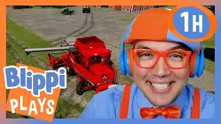 Blippi Farms 🚜 | Blippi Plays |  Moonbug Kids - Games & Playtime