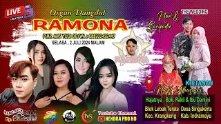 🔴 Live Ramona entertainment | Hajatnya Bpk.Rakil & Ibu Darkini | Lebak Terate 02 Juli 2024 #Malam